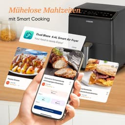 Slimme XXL Heteluchtfriteuse met Wifi, 6,4L, 11-in-1 Functies — thumbnail 5
