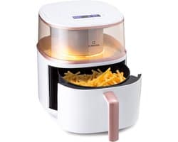 Compacte Heteluchtfriteuse met 7.5L XL Capaciteit en Stoomfunctie