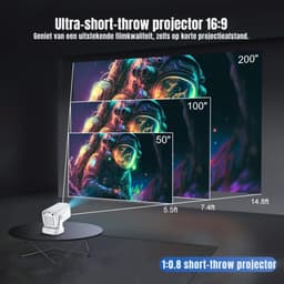 Core® Mini beamers - Projector - Mini beamer - Wit - 20cm x 11cm x 10cm — thumbnail 2
