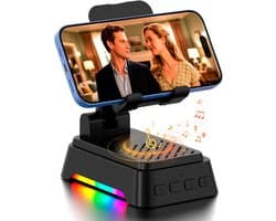 Multifunctionele Bluetooth Speaker met Draadloos Opladen en Telefoonhouder