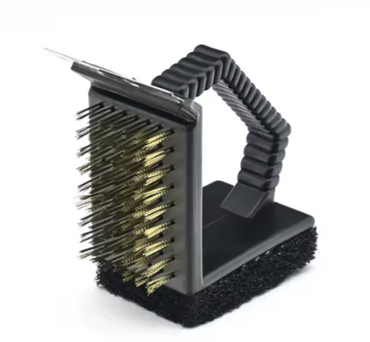 3-in-1 BBQ borstel - Barbecueborstel - RVS - Borstel voor de BBQ - Grillborstel - 12CM - CHPN — afbeelding 1