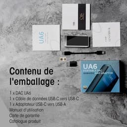 Draagbare USB DAC Headphone Versterker 768kHz/32bit met 4x DAC Chip en 3.5/4.4mm/SPDIF Uitgang — thumbnail 3