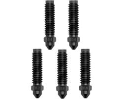 5-delige Gehard Stalen Nozzle Set voor 3D Printers (0.2mm t/m 0.8mm) - Hoge Temperatuur & Slijtvast