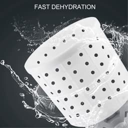 Mini Wasmachine met Centrifuge - Handmatige Centrifuge voor Ondergoed, Sokken & Babykleding - Compact Droogapparaat voor Reizen & Camping — thumbnail 4