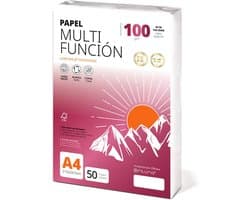 A4 Papier 100g - 50 Vellen Multifunctioneel Kopieerpapier voor Laser & Inkjet