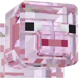 Swarovski beeldjes Minecraft Pig 5701273 | decoratieobject kristallen figuur roze, glanzende stijl, blokkerig ontwerp — thumbnail 2