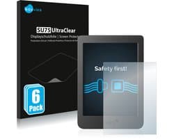 Savvies - Screenprotector voor Tolino Page 2 - Folie Beschermfolie transparant 6 Stuks