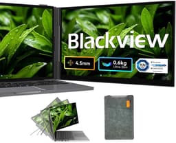 Blackview SCM6 Portable Monitor - 14 inch 1080P Draagbaar Scherm - 100% sRGB - Laptopscherm: 13-17,3" - Laptop Scherm Uitbreider - Laptop Scherm Uitbreider - Grijs — thumbnail 1