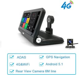 Dashcam voor Auto - 7.84" 4G Android Dashcam – GPS Navigatie, 1080P Full HD, Achteruitrijcamera, Dual Lens, ADAS Rijhulp, WiFi, Bluetooth, Parkeermodus, Loop Recording - Zwart — thumbnail 2