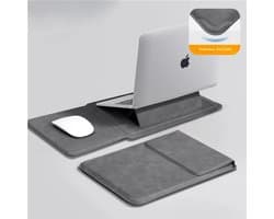 Taikesen - Laptop Sleeve - Met Standfunctie - PU Materiaal - MacBook - Voor Mannen En Vrouwen - DT