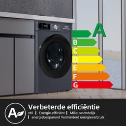 CHiQ CFL80-14586IM3XA - Wasmachine - 8 KG - Space Pro - A-15% - 16 programma's - AI Smart - Stoomwassen & Quick Wash - 12 jaar garantie op motor — thumbnail 9