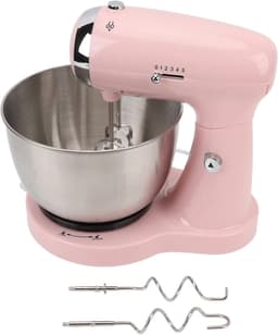 Keukenmixer 32 Liter - Keukenrobot Tafelmodel - Bakken En Mixen - Automatisch Ontwerp - 5 Snelheden - Roze — thumbnail 1