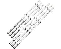 LED Verlichting Strips - TV Lampen - Televisie Reparatie - Set van 6 Strips - 862 mm Lengte