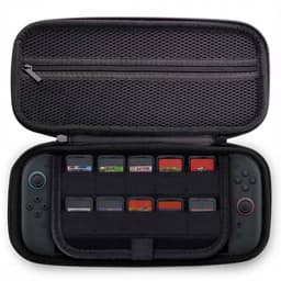 imoshion Case geschikt voor Nintendo Switch 2 / Nintendo Switch (OLED) - Hoes met Ritsvak en Handvat - Accessoires - Zwart — thumbnail 1
