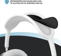 Shieldcase Beschermset geschikt voor Apple Airpods Max 1/2 - Siliconen covers / bescherming - 4 delige set - Hoofdband cover - Oorkap Beschermers & Reishoes - 4 in 1 set - Donkerblauw — thumbnail 3