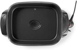 Aurixi® Partypan -Airfryer -Hapjespan - Capaciteit 7,5 liter - Diameter 40 cm - Zwart - 50cm x 23cm x 31cm — thumbnail 7