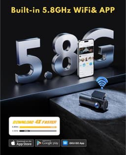 Aurixi® Dashcam Voor en Achter - Dashcam - Dashcam Voor Auto - Zwart- 5cm x 10cm x 4cm — thumbnail 5