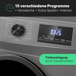 Bomann WA 7175 T Wasmachine - 7KG - 1400 toeren - 15 programma's - Stoomfunctie - Energieklasse A - 10 jaar motorgarantie — thumbnail 14