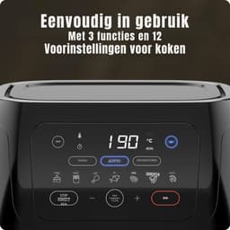 Florixa® Heteluchtoven - Oven - Airfryer Oven - Zwart - 31cm x 31cm x 38cm — thumbnail 2