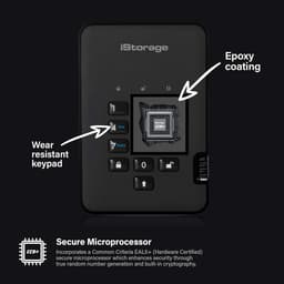 Beveiligde Draagbare SSD 512GB met Hardwareversleuteling en PIN-toegang — thumbnail 3