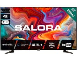50 Inch QLED Smart TV met 4K Ultra HD, Android TV en Ingebouwde Chromecast