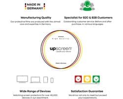 upscreen - Screenprotector voor PocketBook Verse Lite - Folie Beschermfolie Beschermglas matte