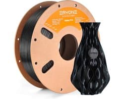 PLA Filament - 3D Print Materiaal - Modelbouw - Glitter Effect - 1.75mm 1kg - Sparkly Zwart