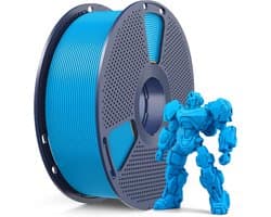 3D Printer Filament - PETG Materiaal - Modelbouw Printen - Hoge Sterkte Flexibiliteit - 1.75mm 1KG - Cyaan