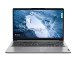 Lenovo IdeaPad 1 15IRU7 Intel® Core™ i5 i5-1335U Laptop 39,6 cm (15.6") Full HD 16 GB DDR4-SDRAM 256 GB SSD Wi-Fi 6 (802.11ax) Windows 11 Home Engels Grijs