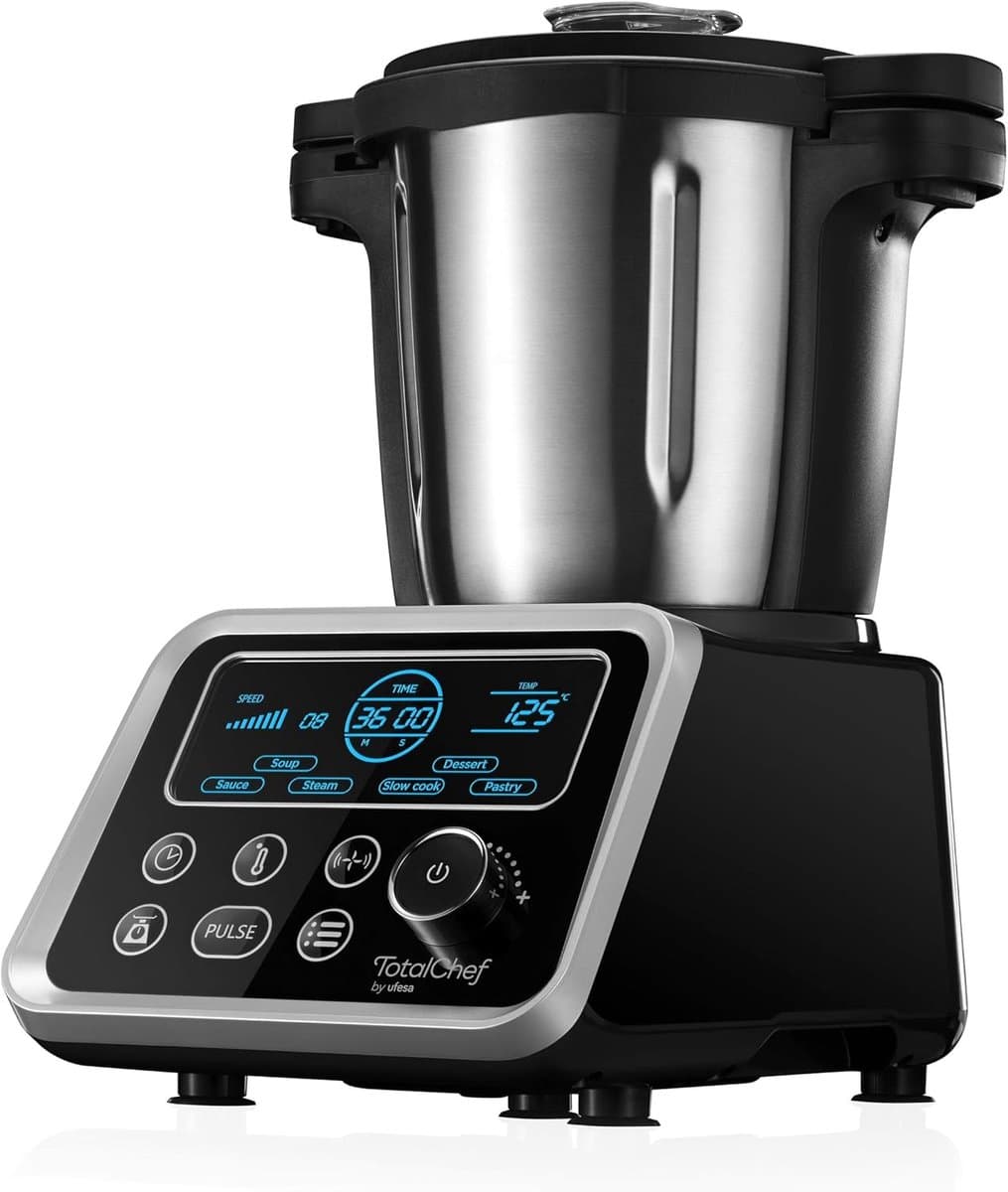 Keukenmachine Koken - All-in-one Keukenrobot - Complexe Gerechten Maken - Geïntegreerde Weegschaal - 3.5L Carafe - Zwart — afbeelding 1