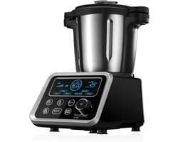 Keukenmachine Koken - All-in-one Keukenrobot - Complexe Gerechten Maken - Geïntegreerde Weegschaal - 3.5L Carafe - Zwart
