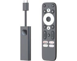 Smart TV Stick - Media Speler - Streamen Thuis - Android 11 Besturingssysteem - 7.77 x 3.06 cm - Zwart