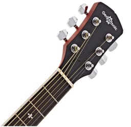 Roundback Elektro-akoestische gitaar van Gear4music, Natural — thumbnail 2