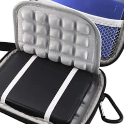 Ynkkvre - Harde Schijf Draagtas - Opberghoes - Powerbank Organizer - Waterafstotende Beschermhoes - Schokbestendig Ontwerp Voor 1-6 TB 2.5" HDD/SSD - 1 Stuk - Blauw — thumbnail 3