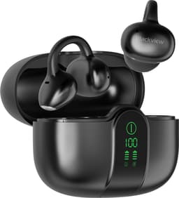 Blackview AirBuds 15 Draadloze Koptelefoon - Open Ear Oordopjes - Bluetooth 6.0 - IPX5 Waterbestendig - 35 uur Afspeeltijd - Dubbele Mic met Ruisonderdrukking - Zwart — thumbnail 3