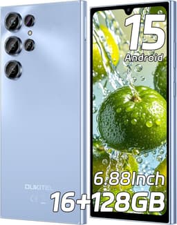 Slimme Smartphone met 6,88 inch HD+ Scherm en 128 GB Opslag voor Mobiele Telefoon — thumbnail 1