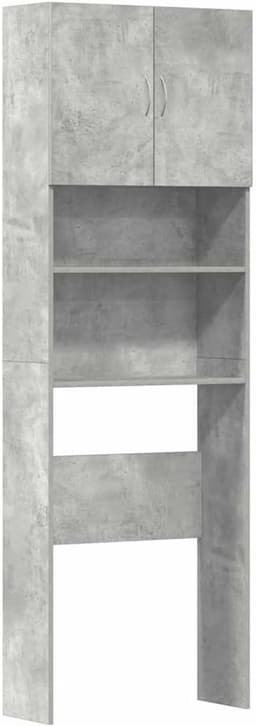 Waskast 64x24x190 cm van Hout en Beton in Grijs — thumbnail 1