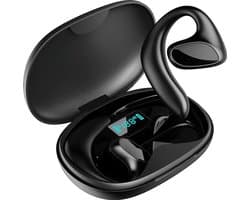 Vertaaloortjes, draadloze Bluetooth-vertaaloortjes, ondersteunen 144 talen | Directe vertaling | Slimme taalvertaler, zwart.