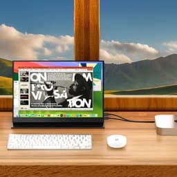UPERFECT Portable Monitor J03 14.0" FHD 60Hz Spiegel draagbaar monitor IPS 100% sRGB with Dual USB-C/for Laptop/Switch/MacBook — thumbnail 2