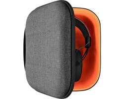 Hoofdtelefoon Hoes - Draagbare Case - Veilige Opslag - Harde EVA Bescherming - 21.5 x 19 x 9 cm - Donkergrijs