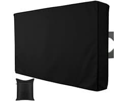 Buiten TV Hoes - Televisie Beschermhoes - Terras Bescherming - Waterdicht Oxford Stof - 40-42 Inch - Zwart