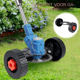 Grasmaaier Wielen - Onkruidverwijderaar Opzetstuk - Tuinonderhoud Vereenvoudigen - Universeel Verstelbaar Ontwerp - 20 x 15 x 127 cm — thumbnail 2