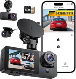 SVN® Dual Dashcam - Voor en Achter Camera – Auto Camera Met Nachtzicht – Zwart - 2cm x 11cm x 5cm — thumbnail 1