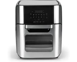 SAVI® Heteluchtoven - Oven - Airfryer Oven - Zilver - 38cm x 33cm x 37cm