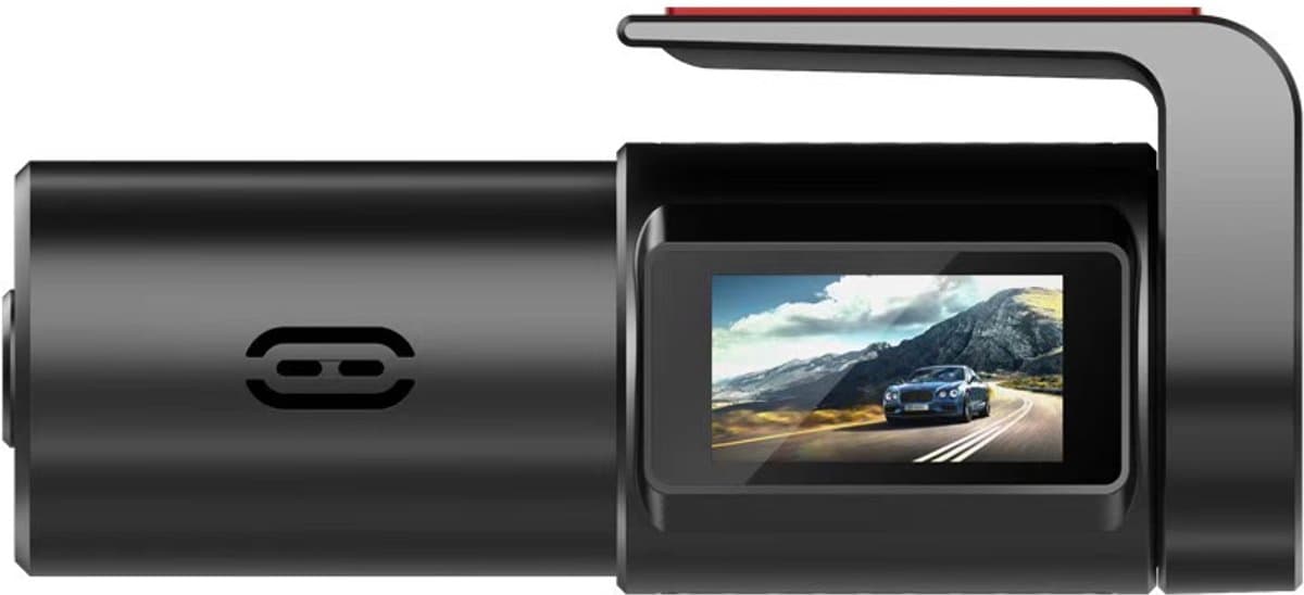 Dashcam - Frontcamera - Autocamera - 1080P - WiFi - Autodashcam - Met 0,96 inch minischerm - Met SD-kaart - Parkeerbewaking - Nachtzicht - 140° groothoek - App-bediening - G-sensor - Eenvoudig te installeren - Zwart — afbeelding 1