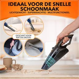 Innovixpro® Kruimeldief – Kruimeldief met steel – Nat&Droog – Handstofzuiger – 17000Pa ! – ExtremeZuigkracht – Kruimeldief snoerloos – Kruimelzuiger – Autostofzuiger – Incl 4 filters – Jouw ultieme schoonmaakpartner – Nat&droog – InclusiefReistas — thumbnail 5