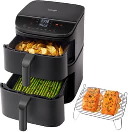 Cosori Turbo Tower Dubbel 10,8 l Vrijstaand 2630 W Heteluchtfriteuse Zwart — thumbnail 5