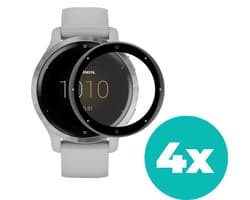 Bescherming geschikt voor Garmin Venu 2s screenprotector - 4 stuks - Geschikt voor Garmin Venu 2s - Bescherming smartwatch scherm - Beschermer Garmin Venu 2s screen protector beschermplaatje - 4 stuks
