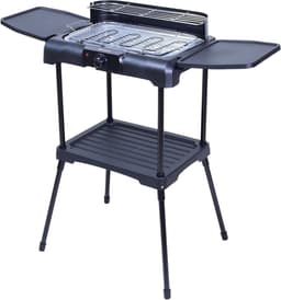 Sommertal BBQ231 elektrische grill | Balkon grill | 2200 W | Camping grill | 2-in-1 tafelgrill met standaard | Traploze temperatuurregeling | Opbergruimte | Snelle opwarming | Windbescherming — thumbnail 5