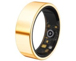 Lacardia Smart ring - Slimme ring - Goud - Maat 6 - Beschikbaar voor android en IOS - Eigen app - Unisex voor Dames & Heren